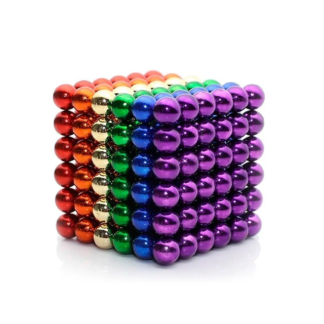 

Разноцветный нео куб Neo Cube color A2-8 5мм цветной Головоломка Антистресс магнитные шарики Магнитный неокуб