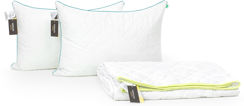 

Набор антиаллергенный MirSon 3M Thinsulatе Eco Лето №2923 одеяло 200х220 + 2 подушки 50x70 средние