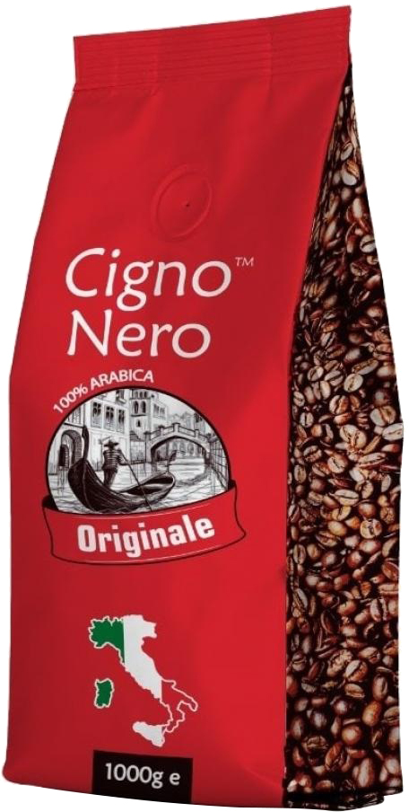 Акция на Кофе в зернах Cigno Nero Originale 1 кг (4820154091220) от Rozetka UA