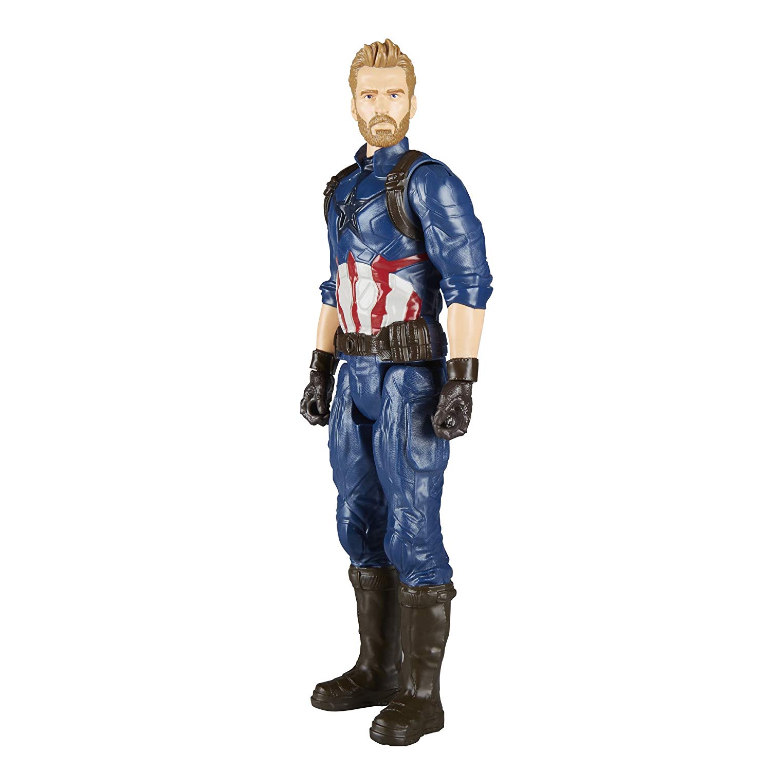 

Фигурка Капитан Америка Мстители: Война Бесконечности Марвел 30 см Captain America Marvel with Titan Hero Power FX Port