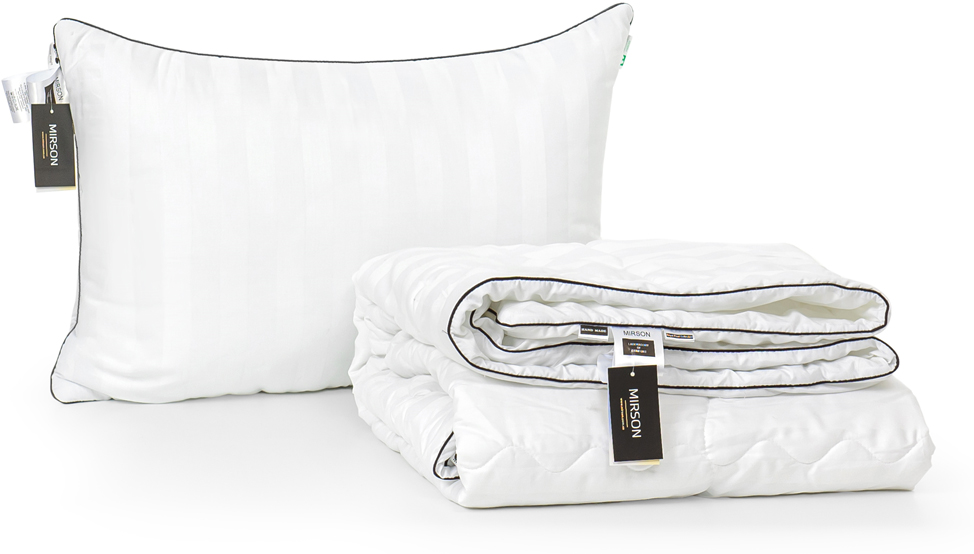 

Набор антиаллергенный MirSon 3M Thinsulatе Лето Royal Pearl Hand Made №2995 одеяло 140х205 + подушка 50x70 средняя