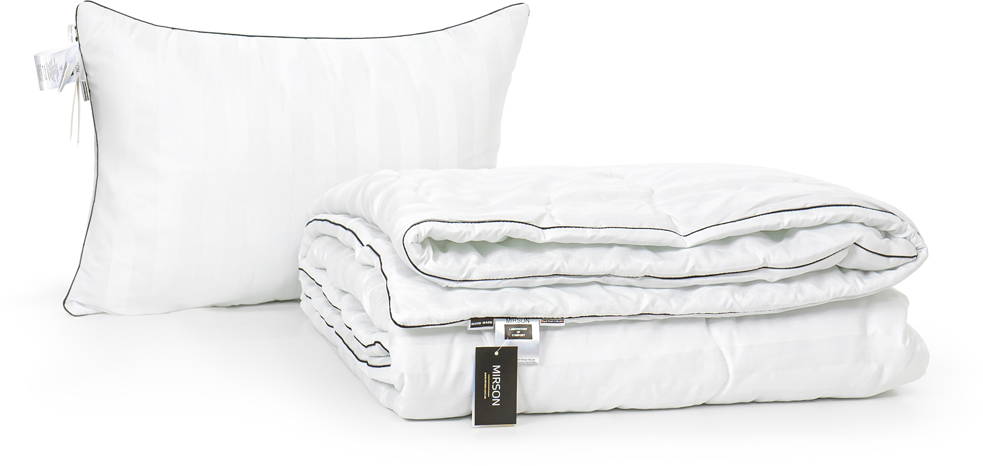 

Набор антиаллергенный MirSon 3M Thinsulatе Деми Royal Pearl Hand Made №2997 одеяло 140х205 + подушка 50x70 мягкая