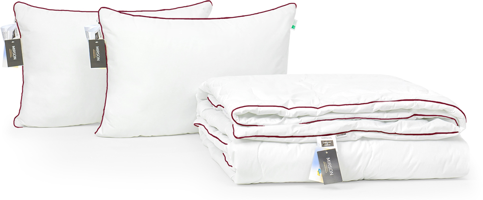 

Набор антиаллергенный MirSon 3M Thinsulatе Деми DeluxeHand Made №3020 одеяло 220х240 + 2 подушки 50x70 упругие