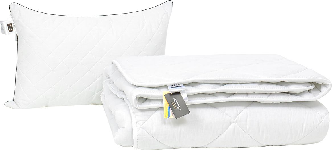 

Набор антиаллергенный MirSon Eco Silk Зима Bianco №4032 одеяло 140х205 + подушка 50х70 мягкая