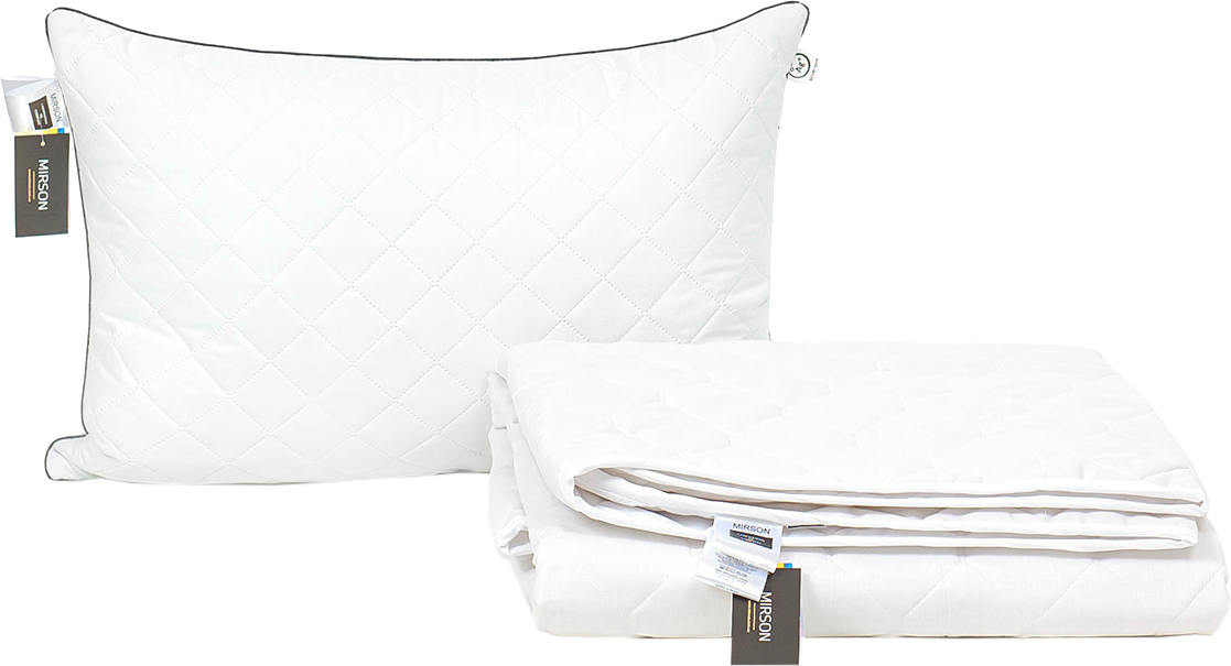 

Набор антиаллергенный MirSon Eco Silk Зима Bianco №4033 одеяло 140х205 + подушка 50х70 средняя