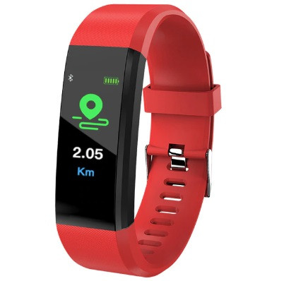 Фитнес браслет с измерением пульса и давления UWatch ID115 PLUS Red ...