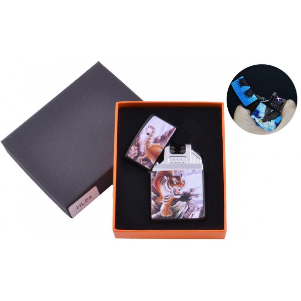 

Электроимпульсная зажигалка Тигр (USB) №HL-64-3