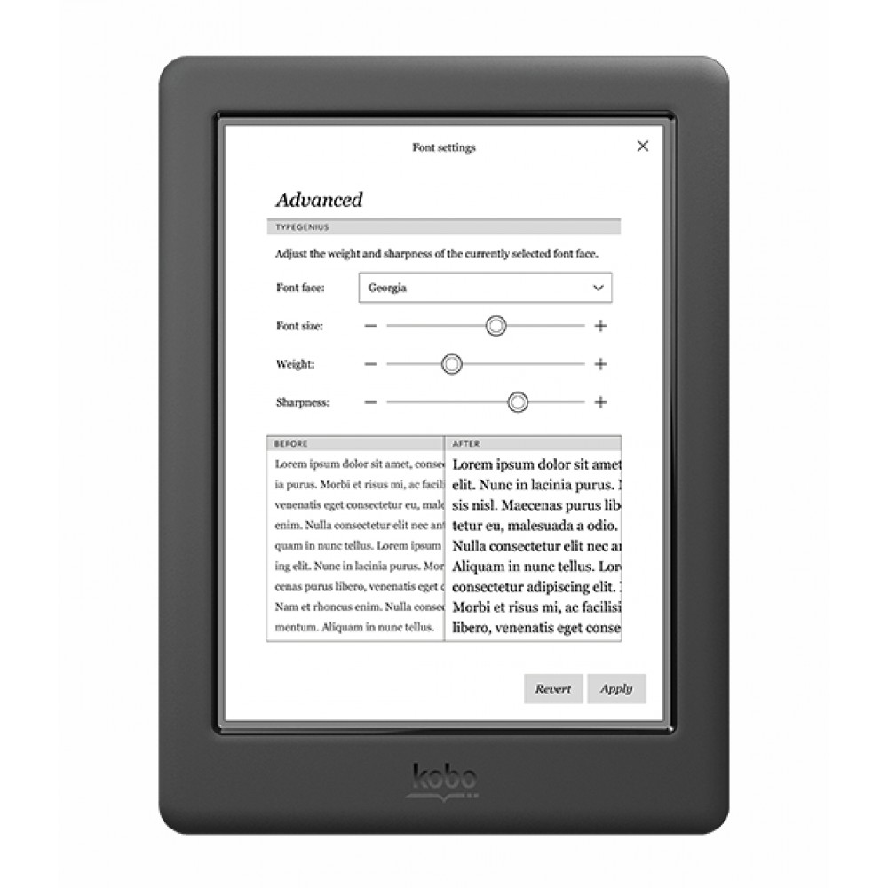 Электронная книга Kobo Glo HD Black фото, отзывы, характеристики в