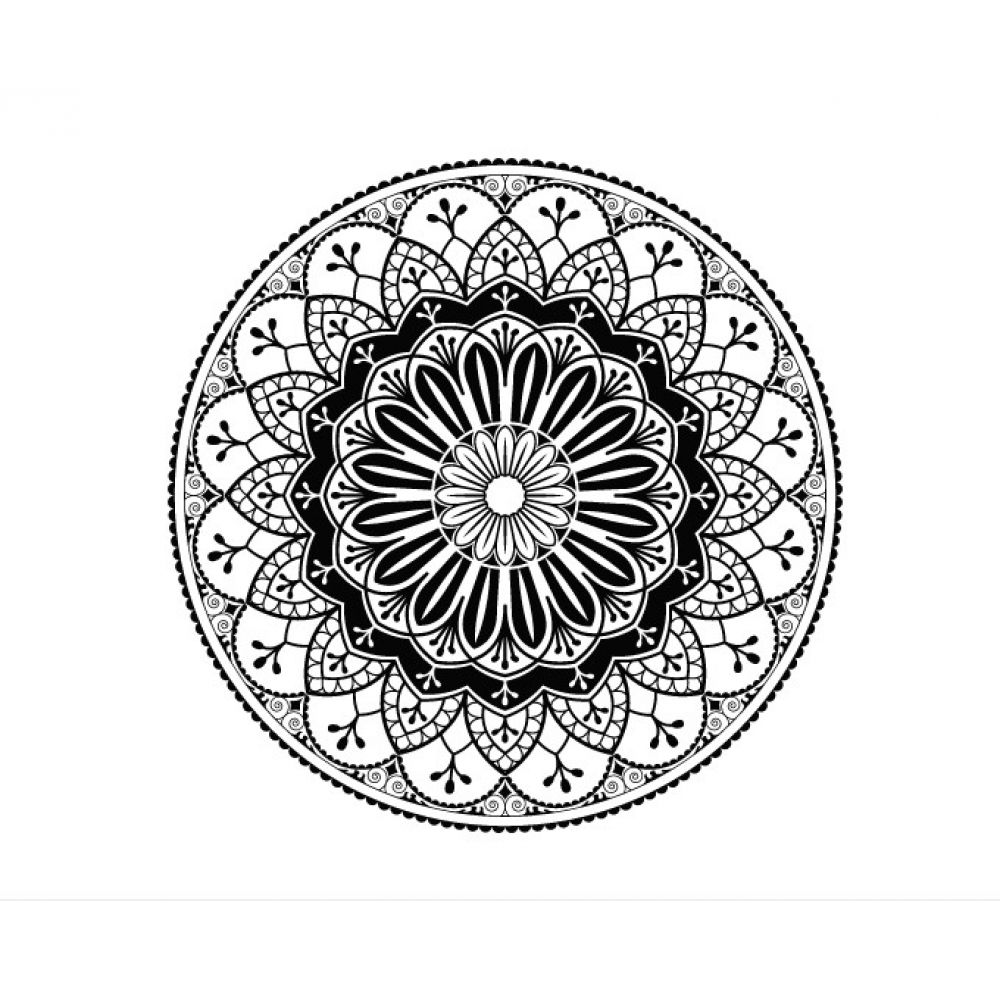 

Интерьерная наклейка IdeaClock Art 96х96 см Черная(62267-46)