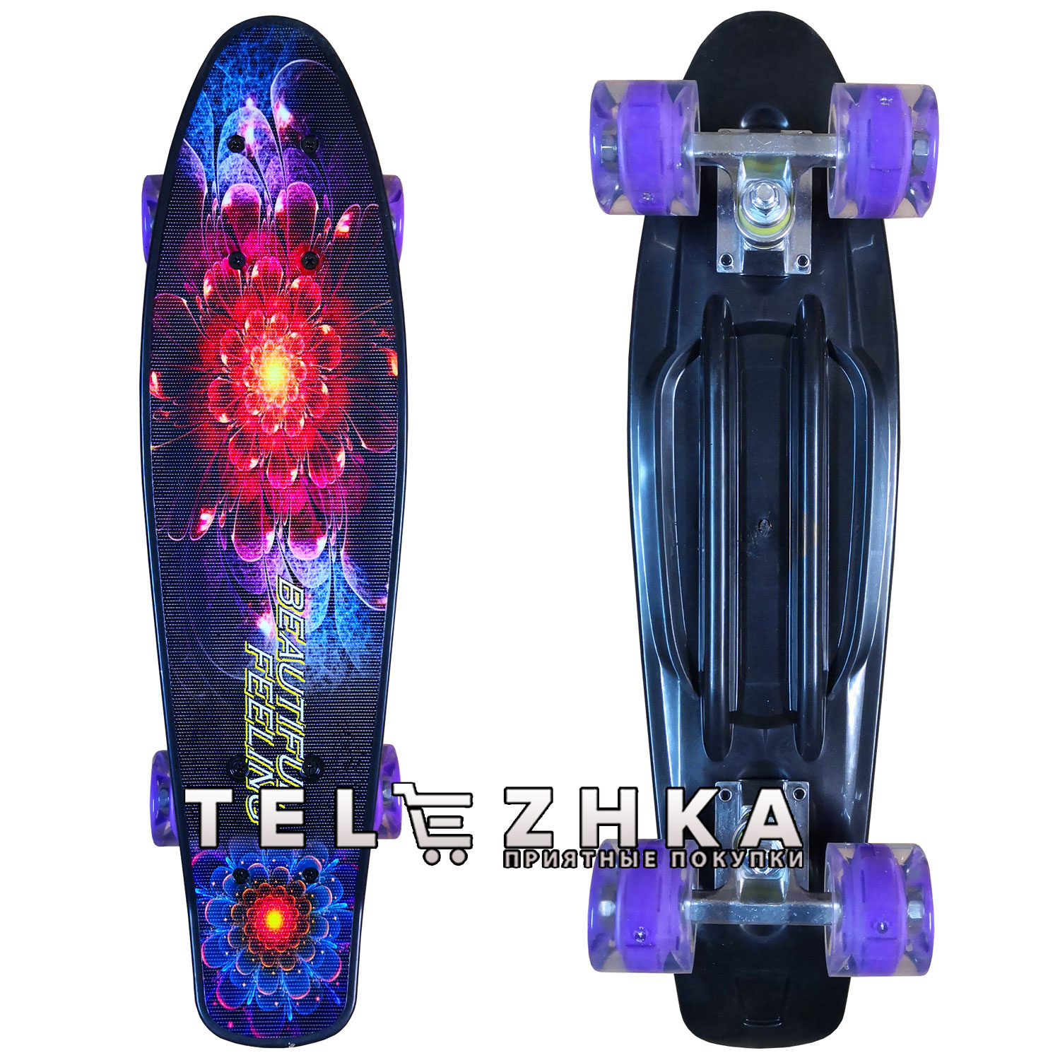 

Скейт пенни борд SkateX Penny Beta Sense 22"