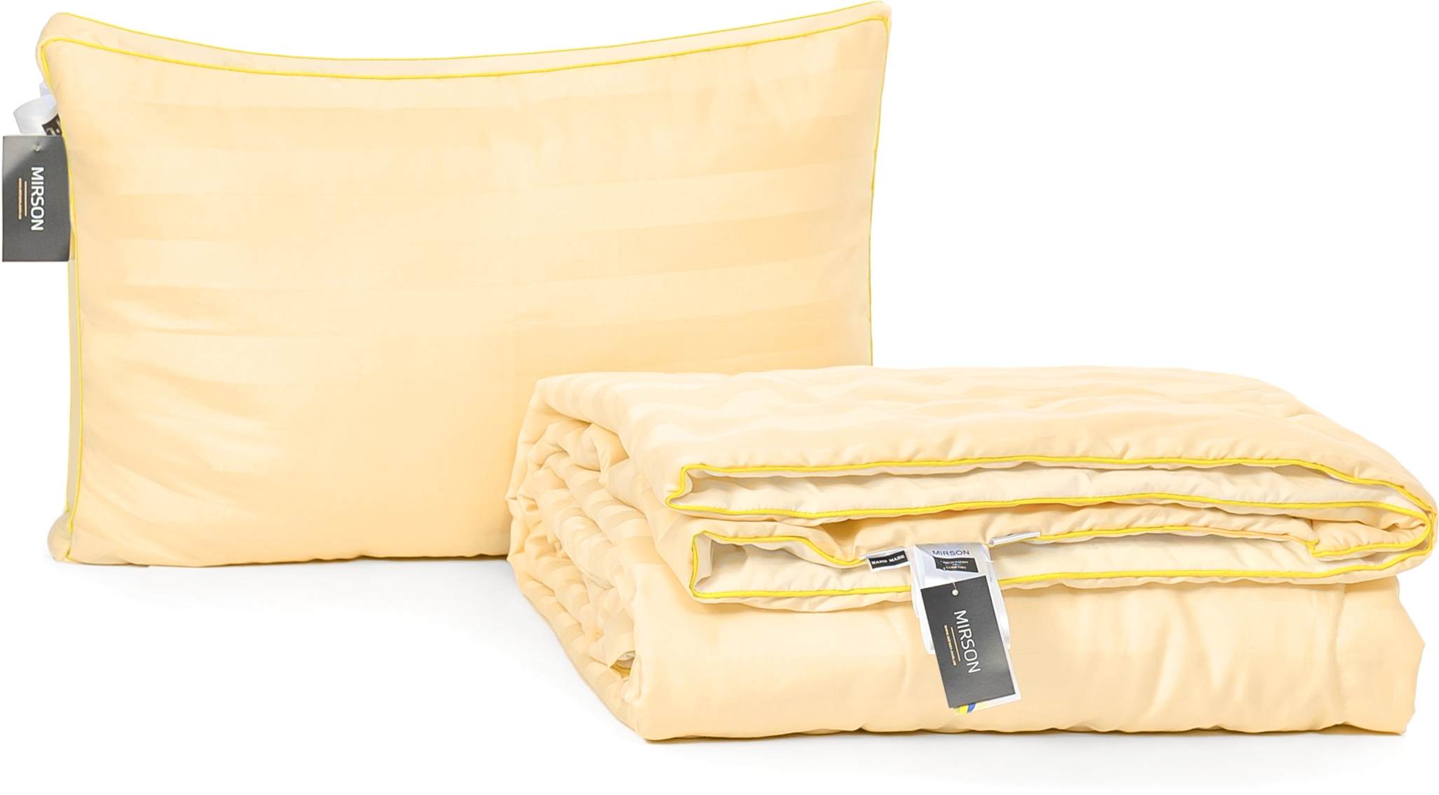 

Набор антиаллергенный MirSon Eco-Soft Лето Carmela Hand Made №2541 одеяло 172х205 см + 2 подушки трехкамерные 50х70 средние