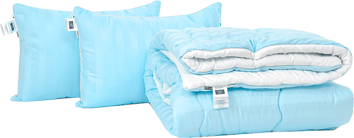 

Набор антиаллергенный MirSon Eco Silk Зима Valentino Hand Made №4043 одеяло 220х240 + 2 подушки 50х70 средние