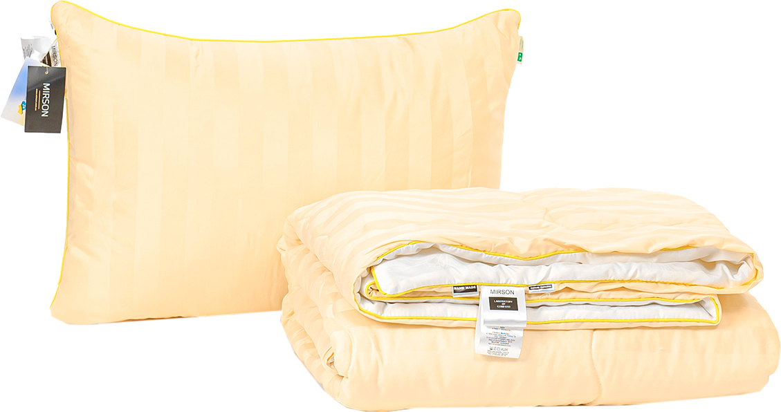 

Набор антиаллергенный MirSon Eco Silk Лето Carmela Hand Made №4049 одеяло 155х215 + подушка 50х70 средняя