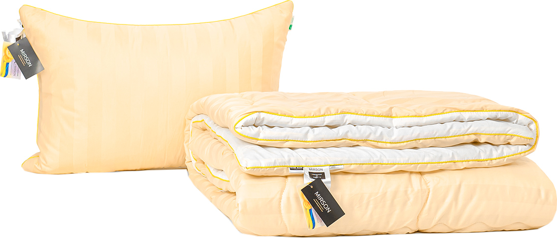 

Набор антиаллергенный MirSon Eco Silk Деми Carmela Hand Made №4052 одеяло 155х215 + подушка 50х70 средняя