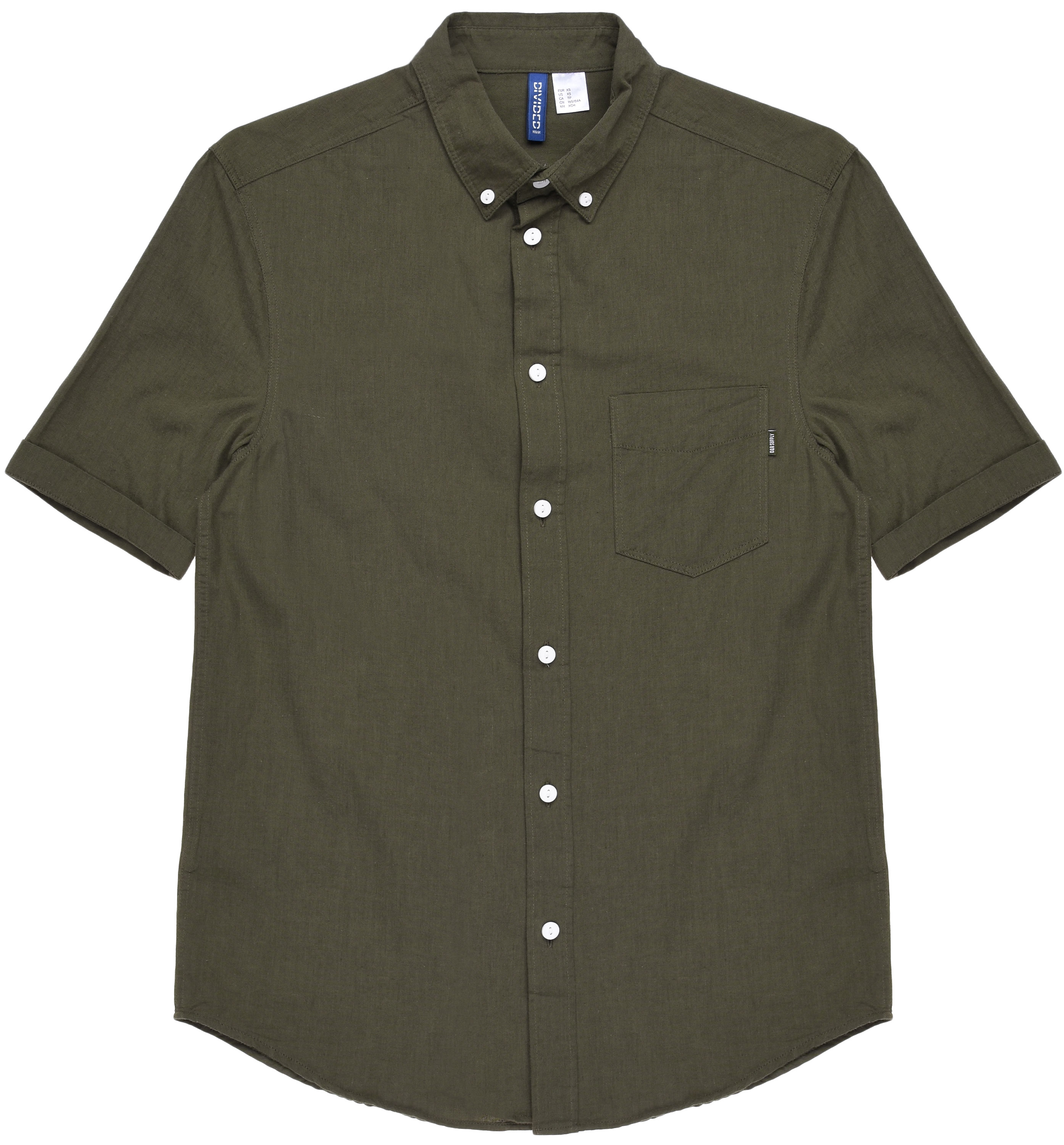 

Рубашка H&M 2832366RP21 M Хаки