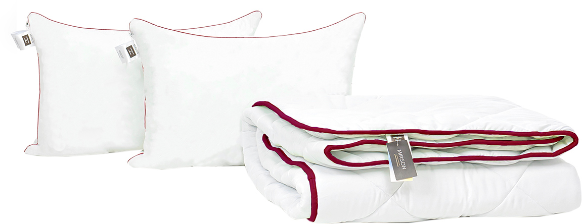 

Набор антиаллергенный MirSon Eco Silk Зима Deluxe №4078 одеяло 200х220 + 2 подушки 50х70 мягкие