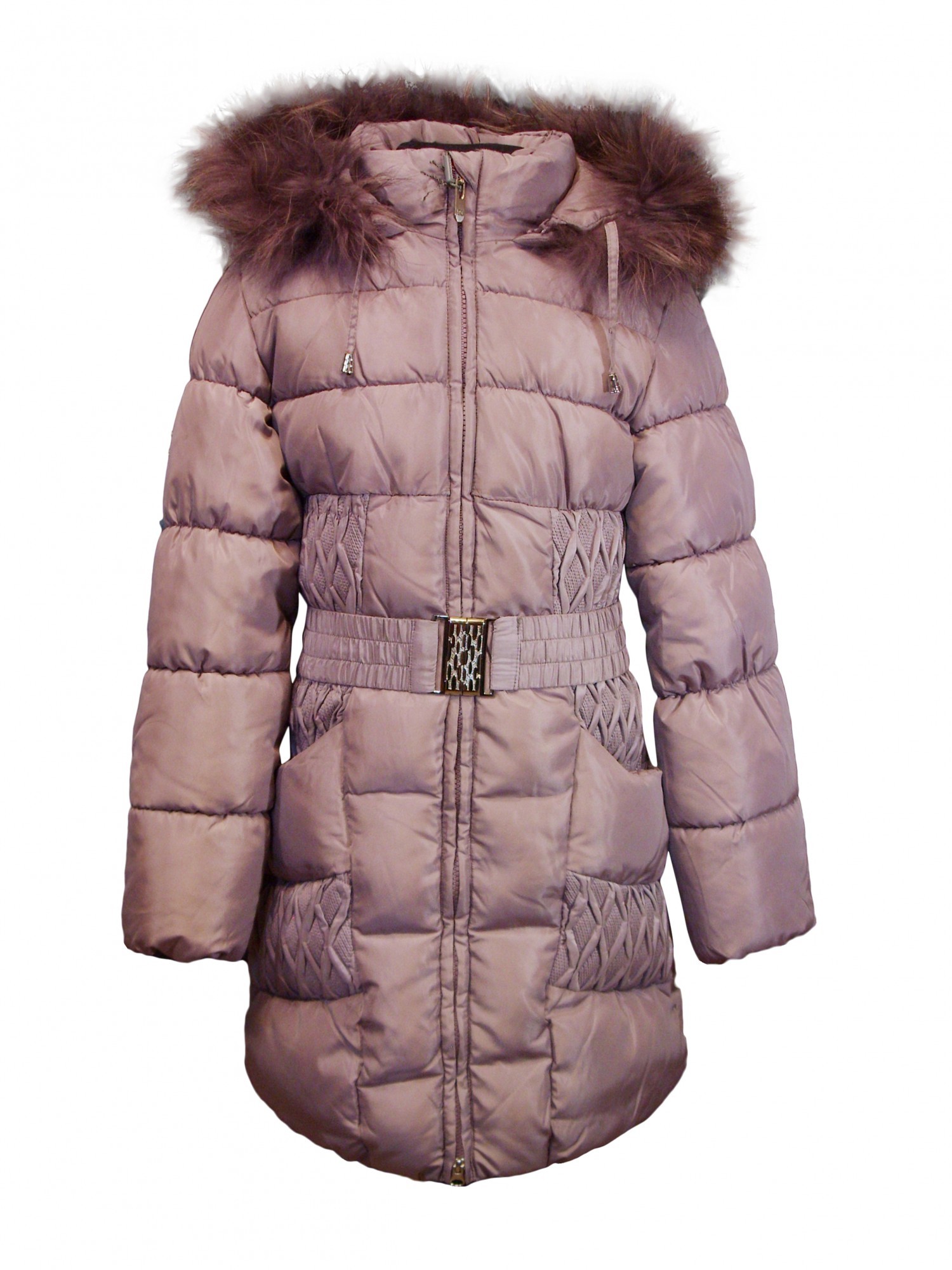 

Пальто зимнее Bilemi 714956 158 см Сухая Роза