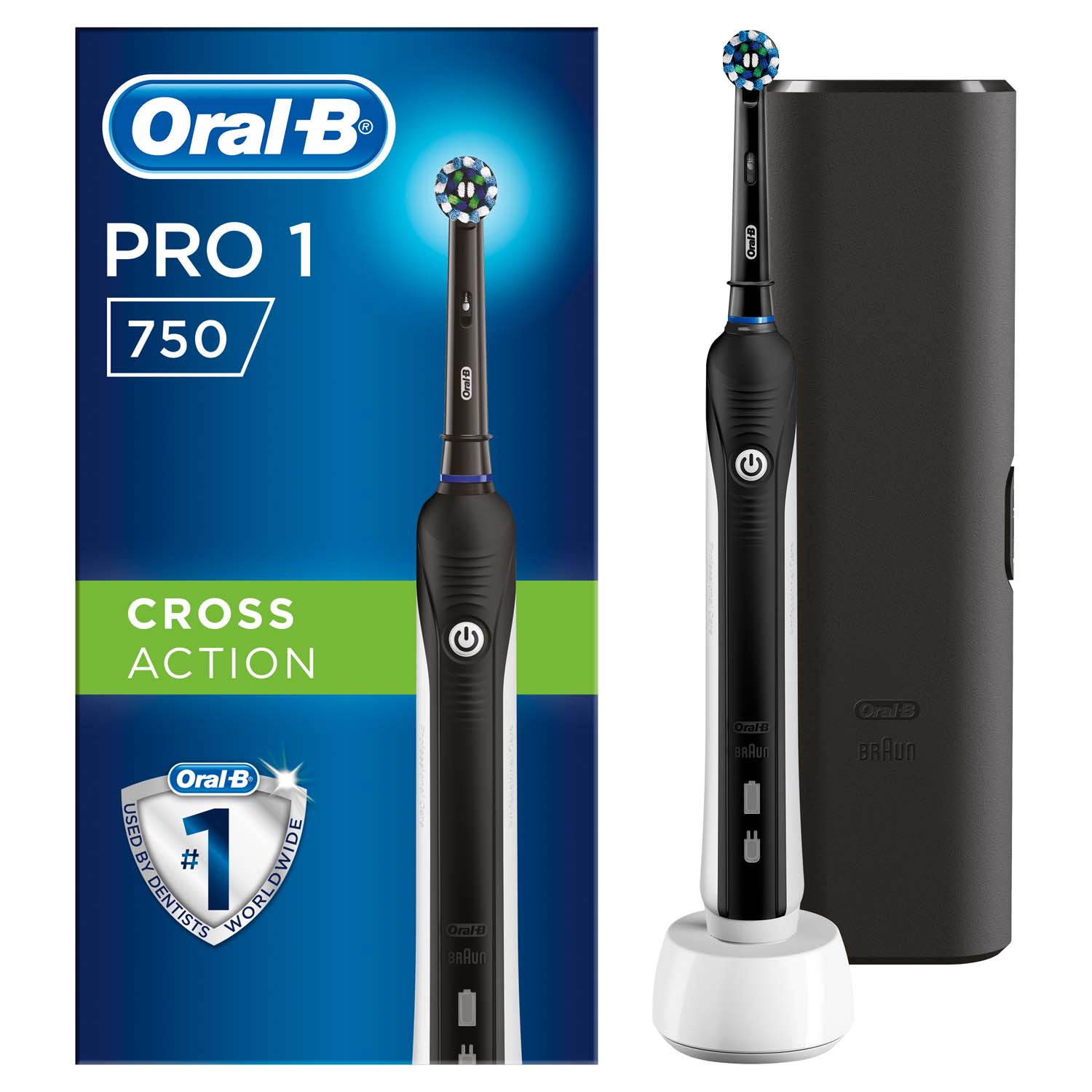 

Электрическая зубная щетка ORAL-B Braun Pro 750 Black