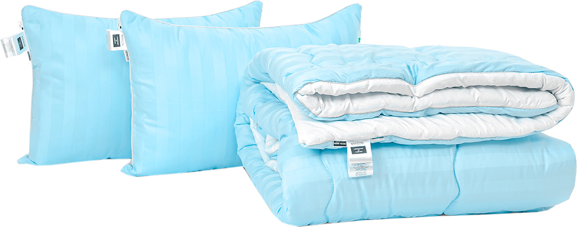 

Набор антиаллергенный MirSon Eco Silk Зима Valentino Hand Made №4096 одеяло 220х240 + 2 подушки 50х70 мягкие