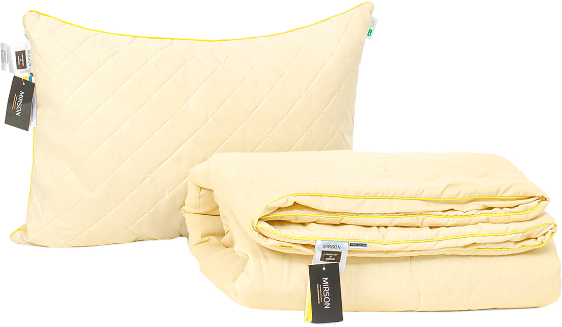 

Набор антиаллергенный MirSon Eco Silk Лето Carmela №4135 одеяло 155х215 + подушка 50х70 мягкая