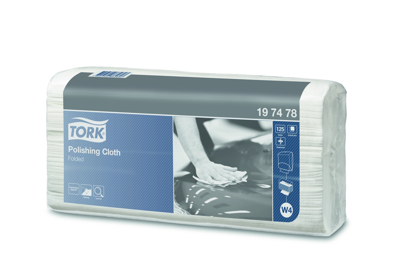 

Протирочный нетканый материал Tork в салфетках 197478