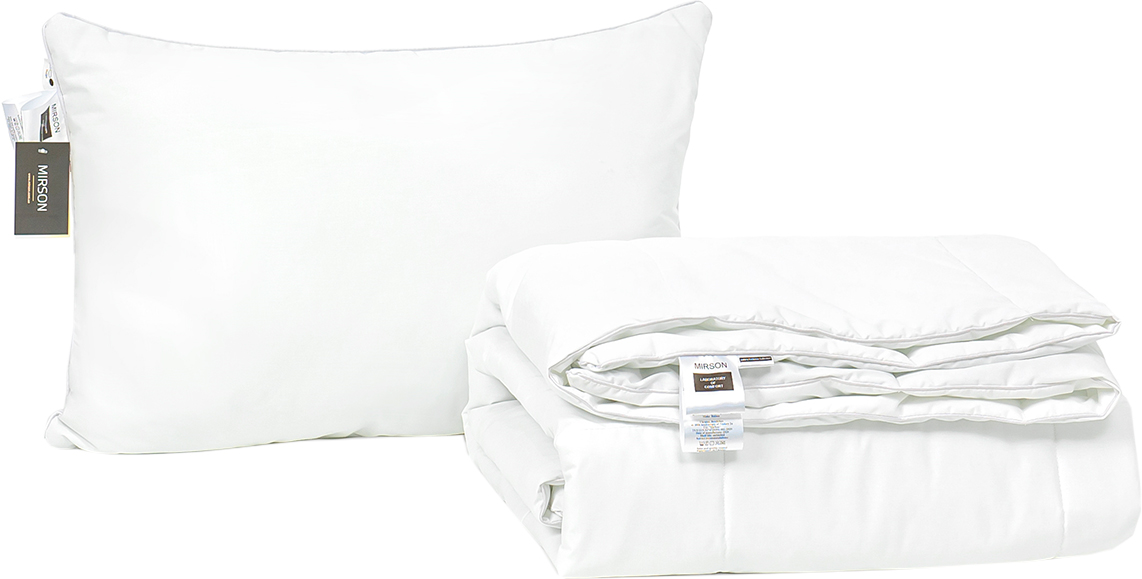 

Набор антиаллергенный MirSon Eco Silk Лето Luxury Exclusive №4153 одеяло 155х215 + подушка 50х70 мягкая