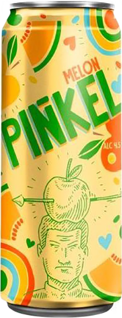 Акція на Упаковка напитка сброженного газированного Pinkel Дыня-яблоко 5% 0.5 л х 20 шт (4820120801716) від Rozetka UA
