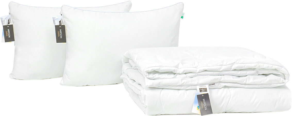 

Набор антиаллергенный MirSon Eco Silk Деми Luxury Exclusive №4156 одеяло 200х220 + 2 подушки 50х70 мягкие