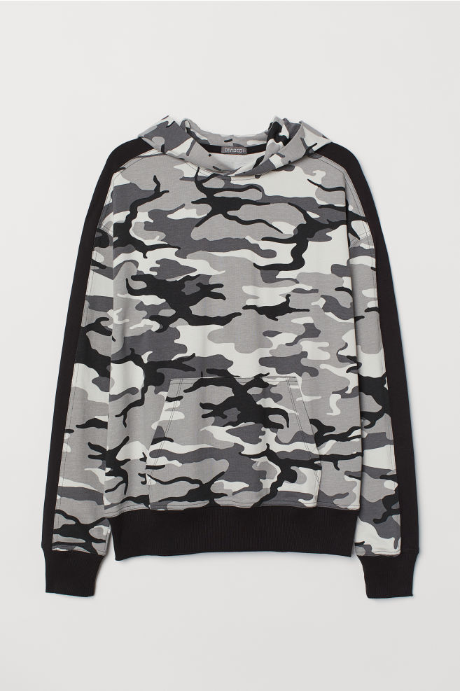 

Худи H&M P7006 S Серый c принтом (P-100373)