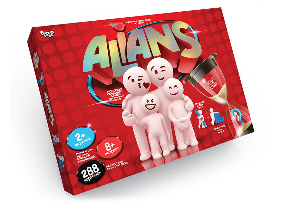 

Настольная развлекательная игра Алиас на 1260 слов Allias Danko Toys (ALN-01)