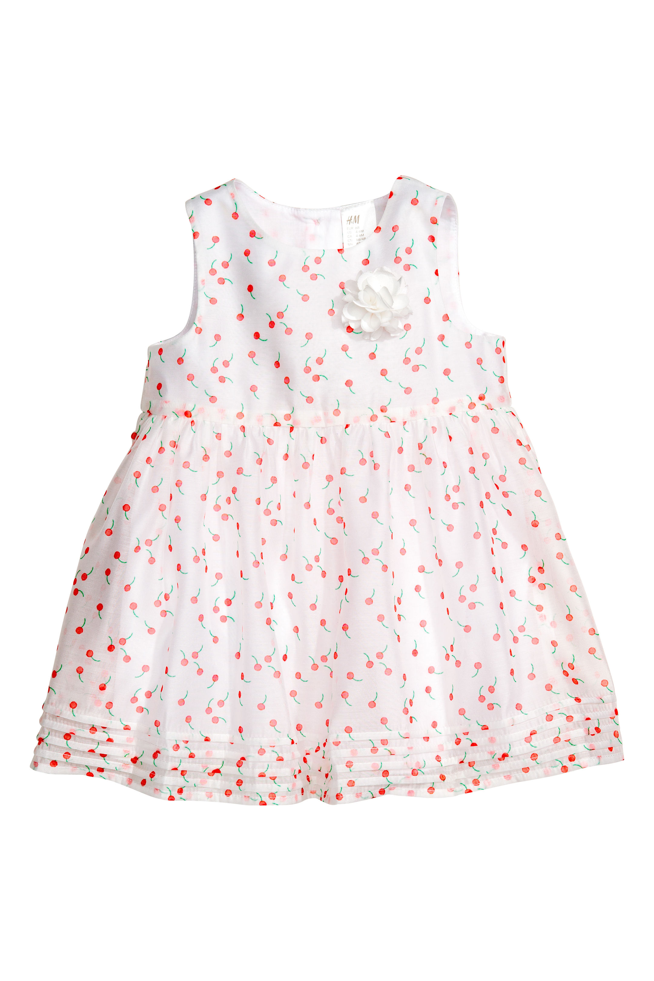 

Сарафан H&M 68см белый вишенка 4974386