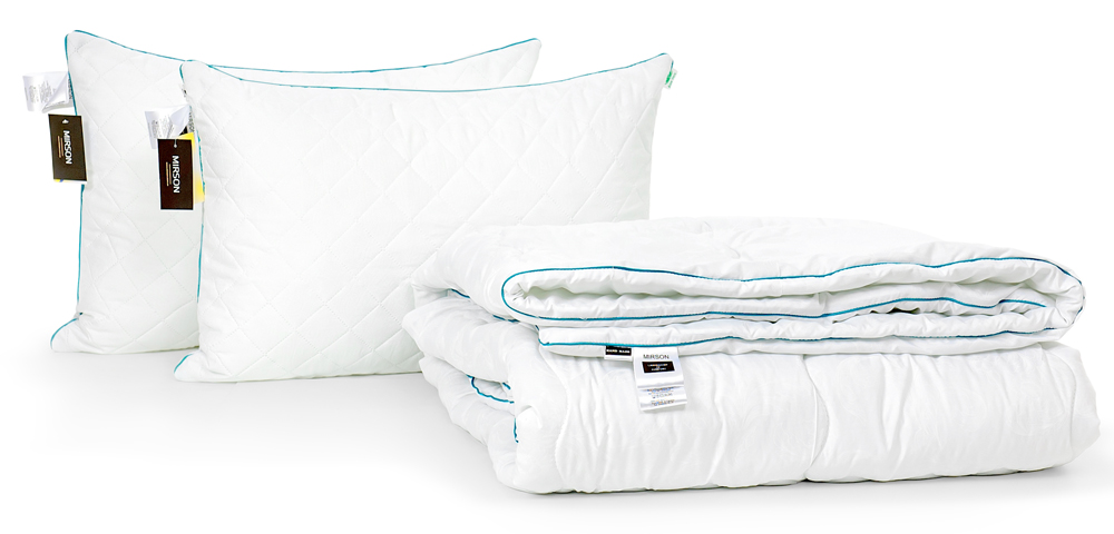 

Набор с бамбуковым волокном MirSon Eco Hand Made Деми №3302 Одеяло 220х240 + 2 подушки 50х70 средние