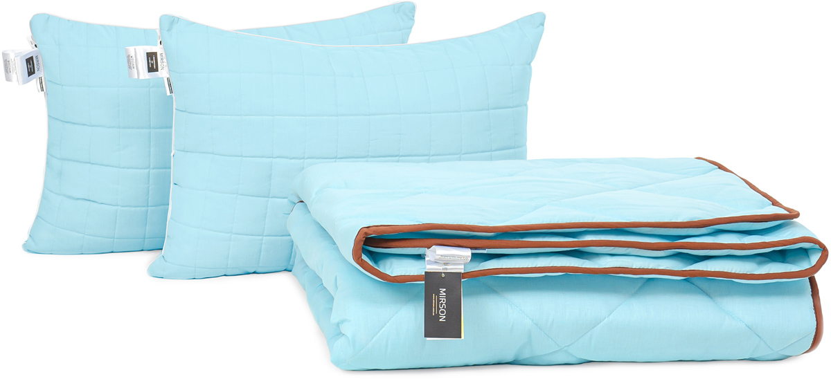 

Набор антиаллергенный MirSon Тенсель Modal Зима Valentino №2857 одеяло 200х220 + 2 подушки 50х70 средние