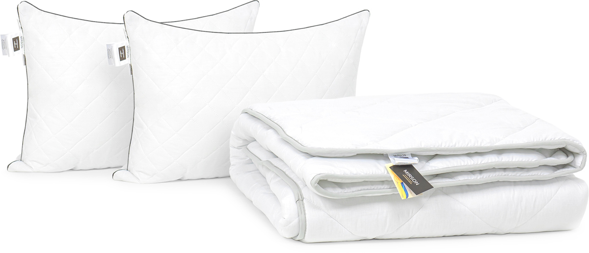 

Набор антиаллергенный MirSon Тенсель Modal Зима Royal Pearl №2900 одеяло 200х220 + 2 подушки 50х70 упругие