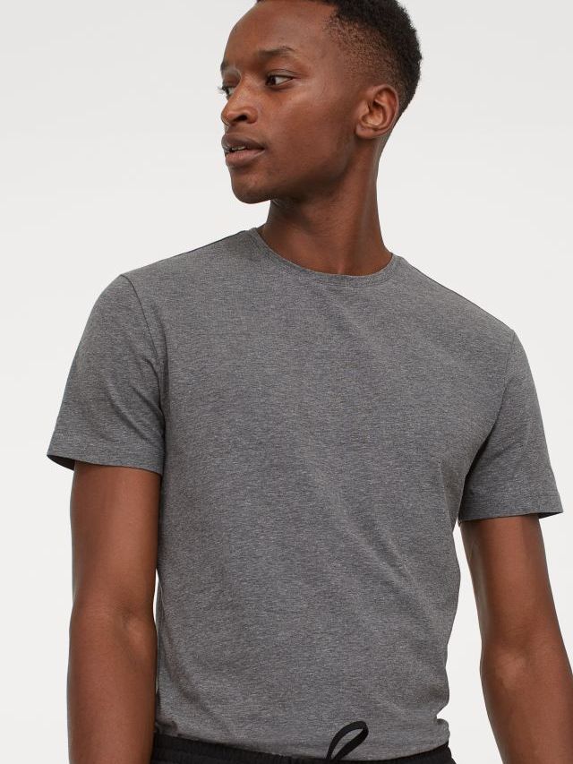 

Футболка H&M 060578630 S Темно-серая