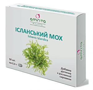 

Таблетки Амрита Исландский мох 50 таб