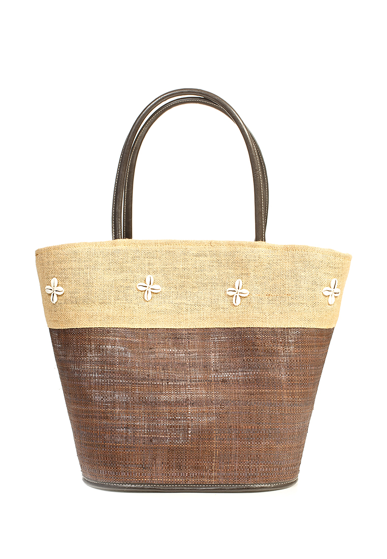 

Сумка пляжная Le Comptoir de la plage Shelly One Size Taupe 019