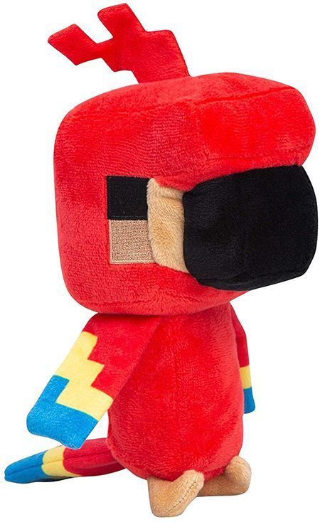 

Плюшевая фигурка JINX Minecraft - Happy Explorer Parrot, 7" Red