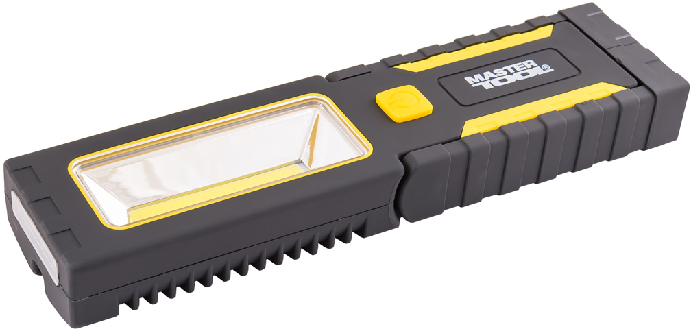 

Фонарь магнитный с подвесом Mastertool 220 х 54 х 28 мм, 4 x LED + COB LED, 3 x AAA, ABS (94-0808)