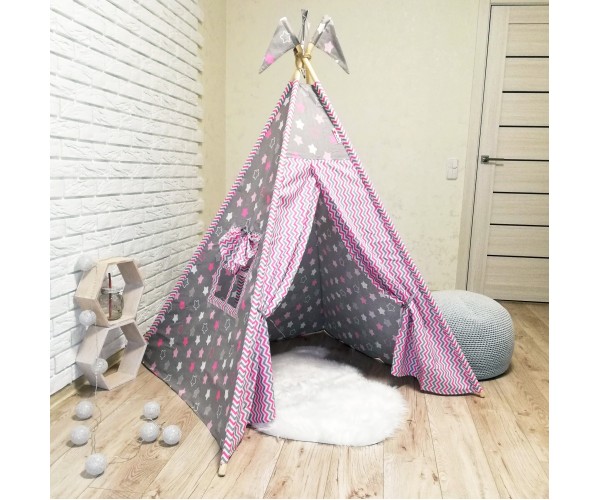 

Вигвам без коврика "Пряник розовый" KatyPuf