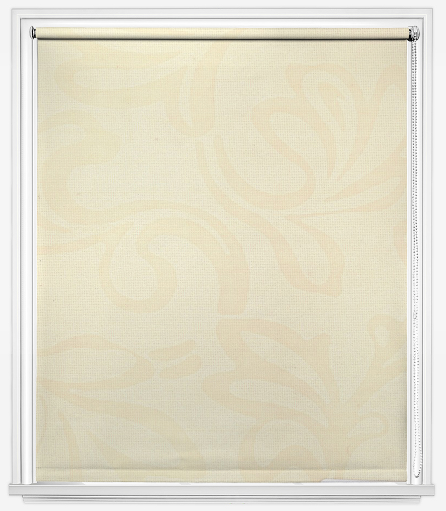 

Тканевые ролеты JST Roller Shades 135 100*200 см кремовый