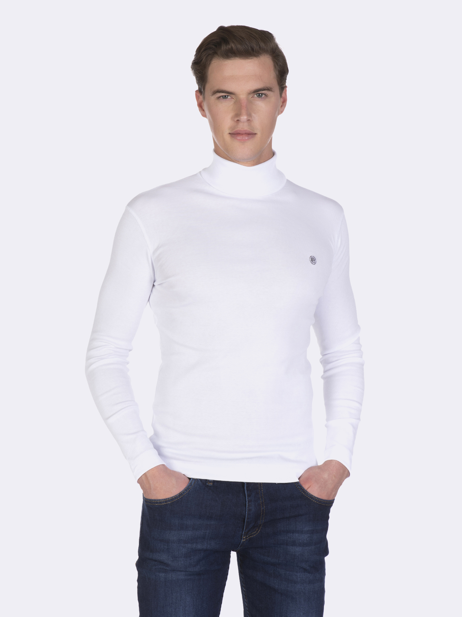 

Мужская водолазка FELIX HARDY Белая 2XL