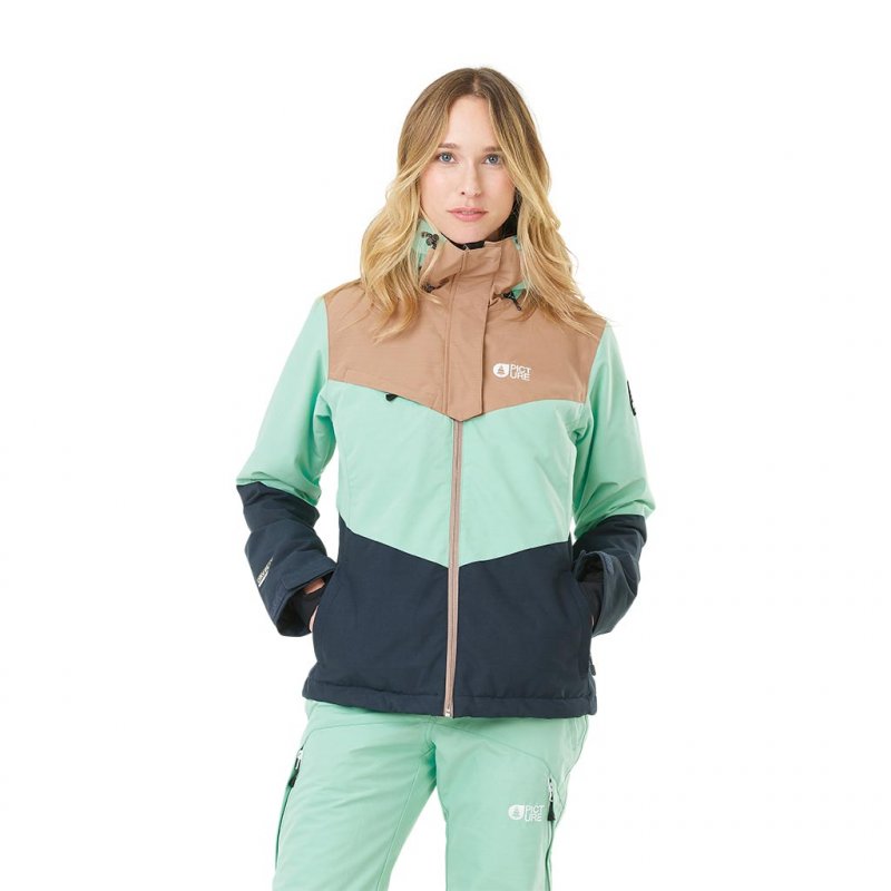 

Куртка женская Picture Organic Week End M Синий-Зеленый