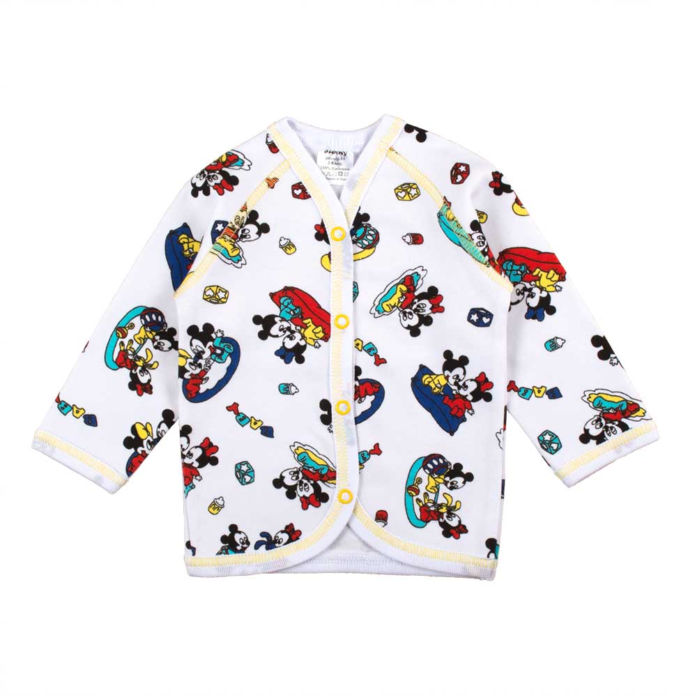 

Распашонка МиккиМаус Interkids 6-9 месяцев 74см Белый 3245