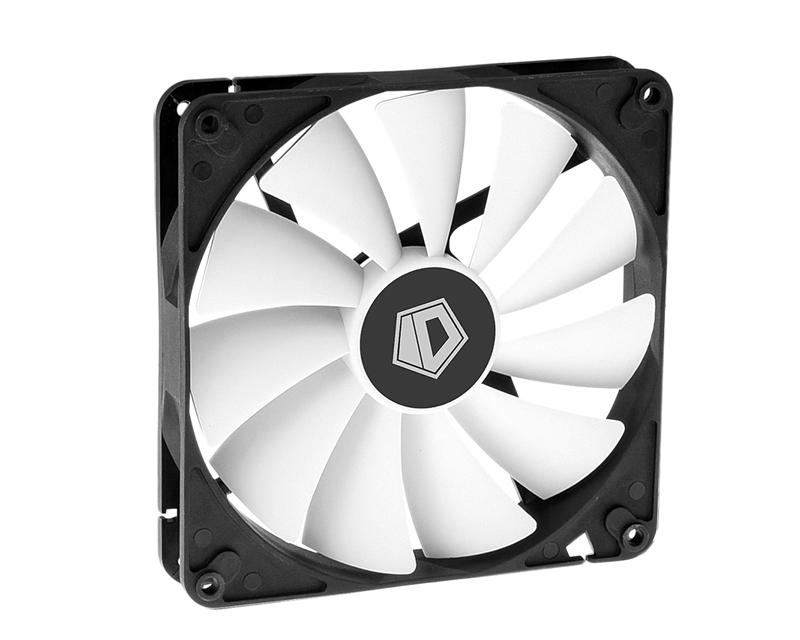 

Вентилятор ID-Cooling WF-14025, 140x140x25мм, 4-pin PWM, черный с белым