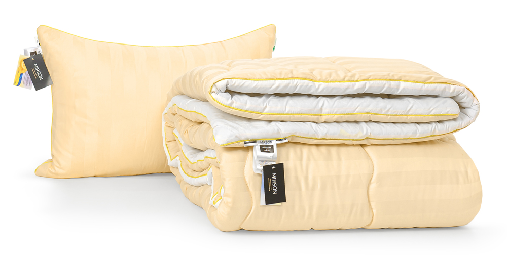 

Набор с шелковым волокном MirSon Зима Carmela Hand Made №3511 Одеяло 155х215 + подушка 50x70 мягкая