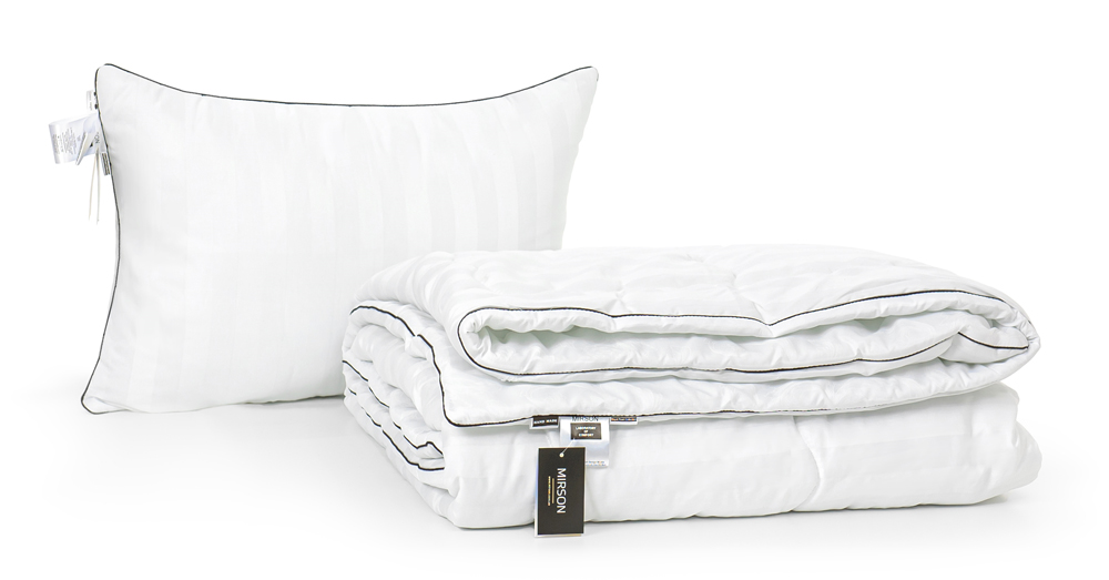 

Набор с шелковым волокном MirSon Деми Royal Pearl Hand Made №3521 Одеяло 140х205 + подушка 50x70 средняя