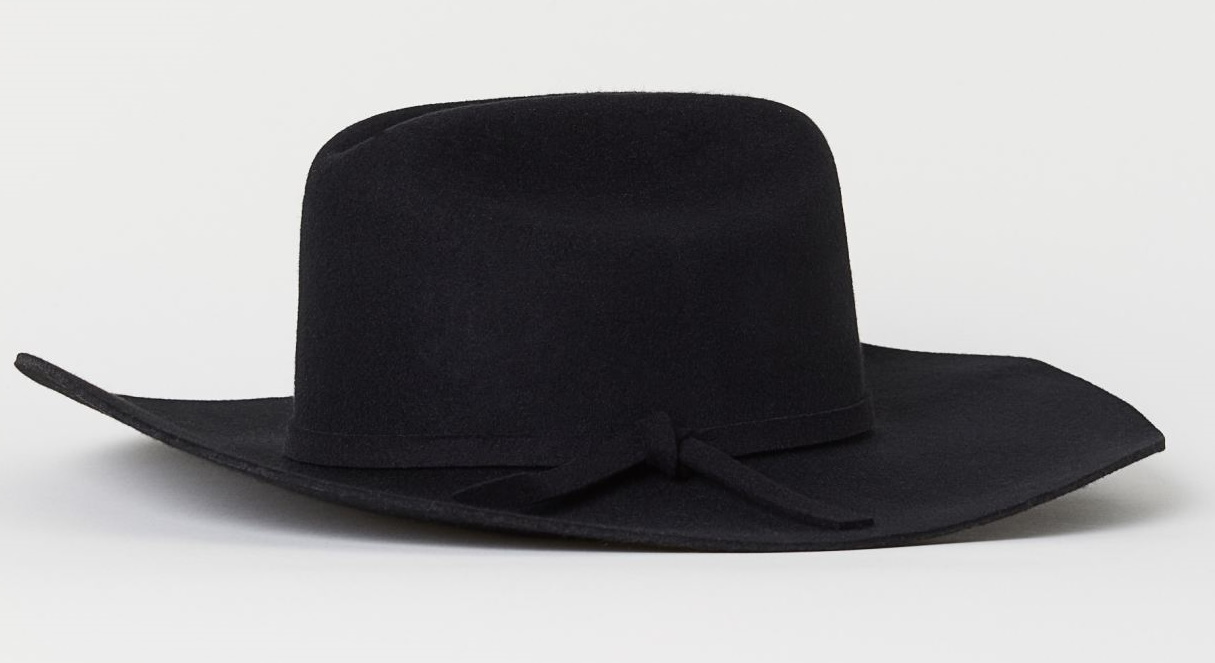 

Шляпа H&M 401-708507 L/58 Черная