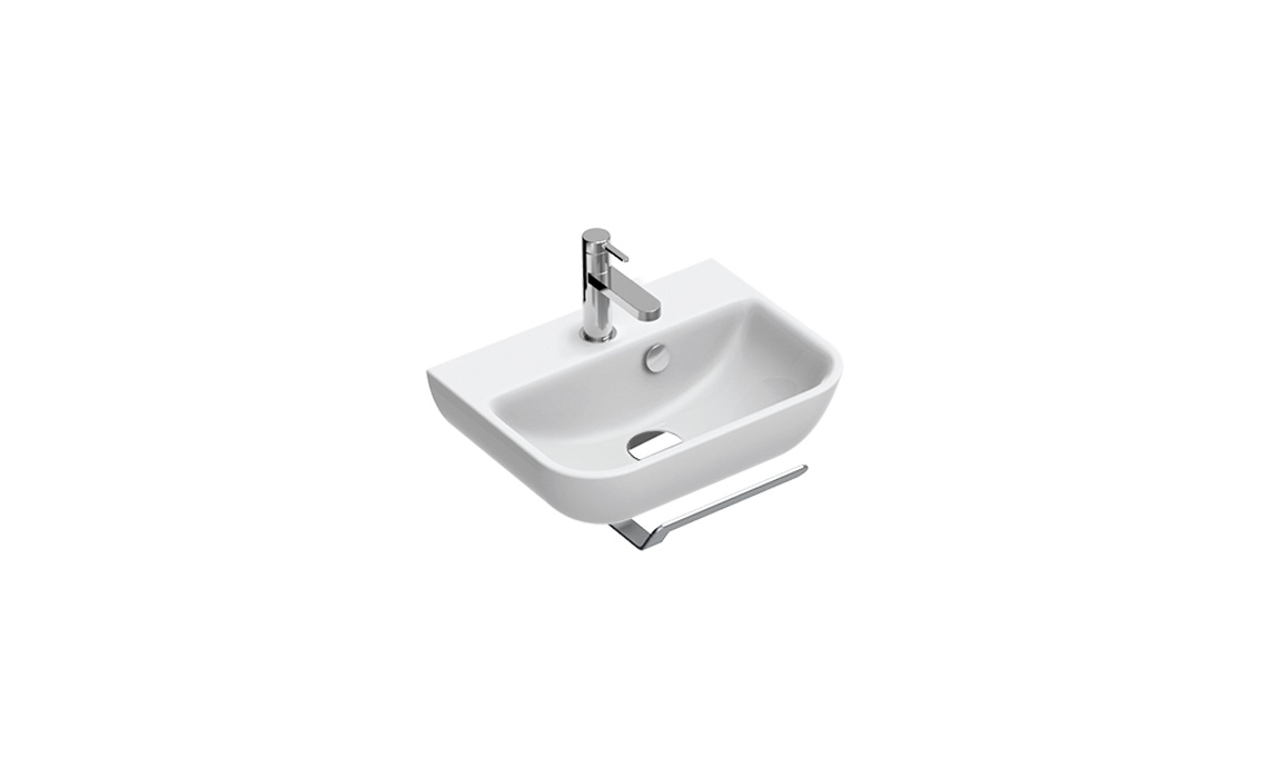

Раковина Catalano Sfera 145BSF00 с 1 отверстием под смеситель 45х34 см Белая (2400000149)