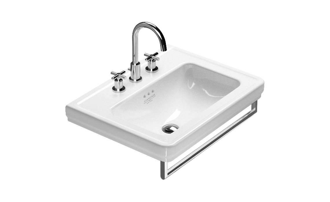 

Раковина Catalano Canova Royal 160CV00 60x46 см с 1 отверстием под смеситель Белая (2400000210)